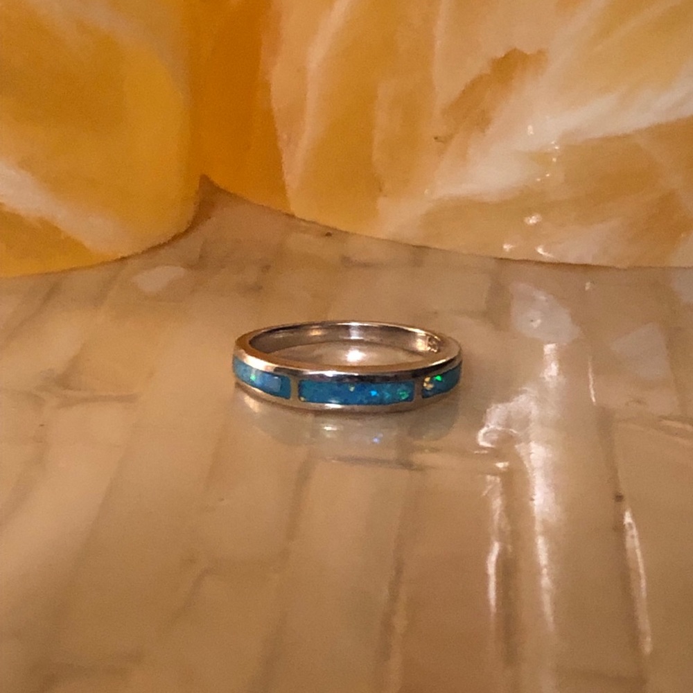 Sterilizing Silver Opal Ring - October Birthstone - image 2